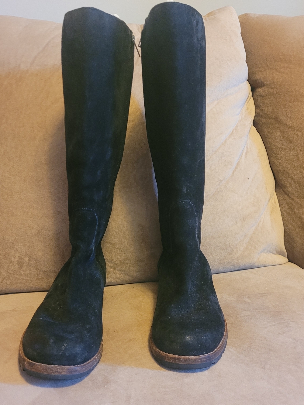 UGG Broome Tall Black Suede Over-The-Knee Boots